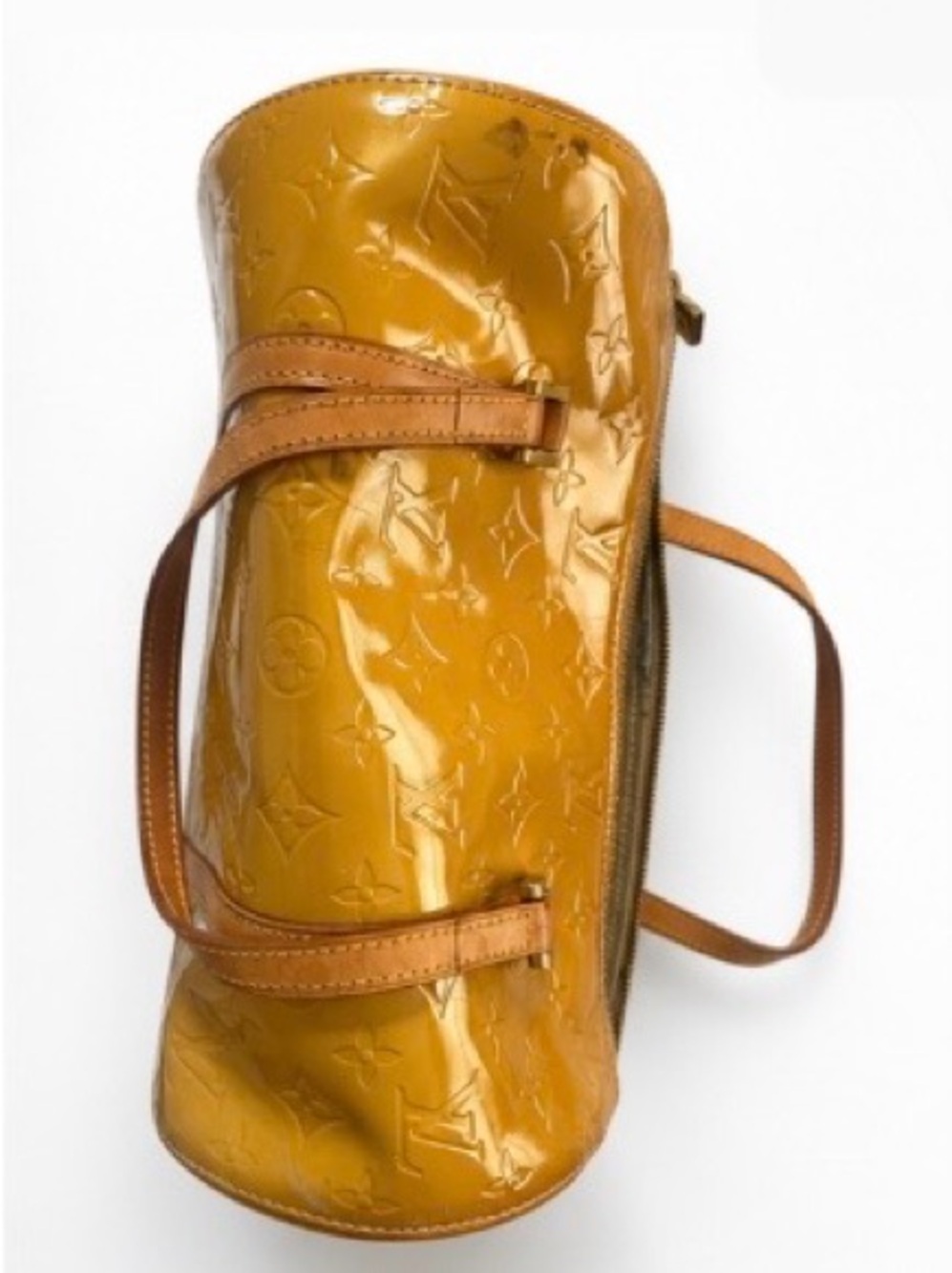 Louis Vuitton Vachetta Tan Leather Strap Detail with Gold Ring - Picture 3 of 10